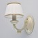 Bra “Ariadna”, 1x60W E14, gold, ivory 24x16x25 cm