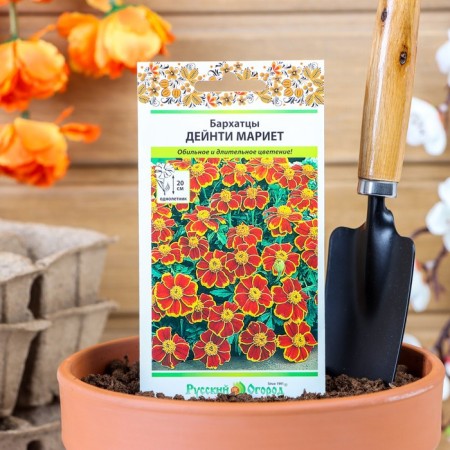 Flower seeds of marigold "Danti Maris", series Russian garden, o, 0.2 g