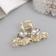 Hair crab "Ashley" bow, 6 cm, gold