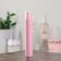 A bottle for storage, with a spray, 20 ml, pink color
