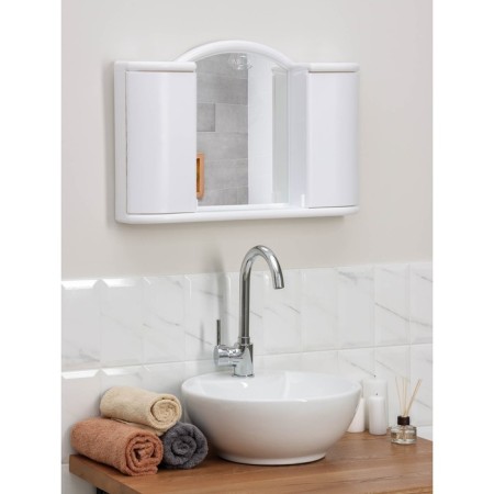 SLRACKAL CASHER for the bathroom "Argo", snow-white color-1