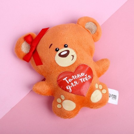 Soft toy-Magnet "only for you", bear-1