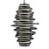 Lamp Bayerlux 2764/1 E27 40W Black 48x34x59-159 cm