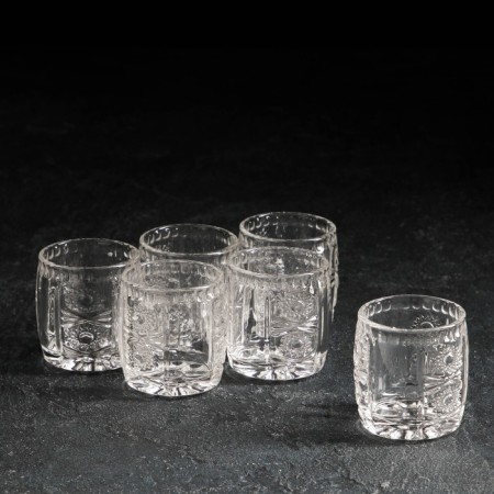 Set of glasses “Ice Star”, 70 ml, 5.5 × 5.5 cm, 6 pcs
