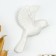 Decor wall ceramics "White Bird" 6.6x12.2x19.2 cm