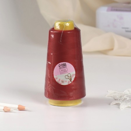 Threads 40/2, 3000 yard, red color-4