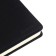 Diary Leduced A5 136 sheets, DEVENTE. Seattle, a solid cover of leatherette with foam rubber, thermo embossing, perforation, lies, cream block 70 g/m2, black