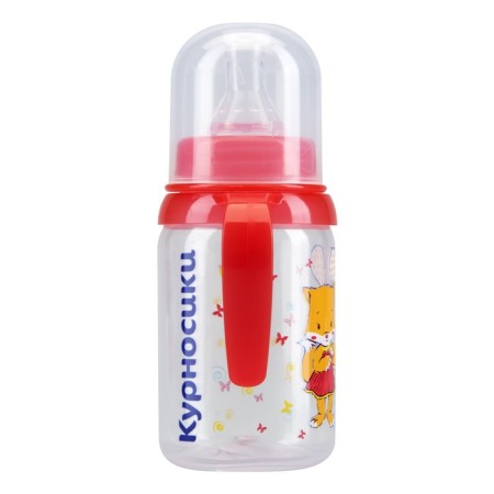 A bottle for feeding with handles, 125 ml, from 6 months., Mix color-8