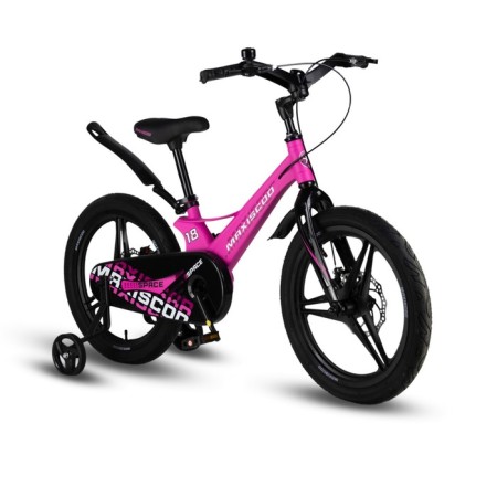 Bicycle 18 ’’ maxiscoo Space Deluxe, color ultra pink matte-1