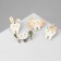 Set of icons (4 pcs.) "Teeth", color in gold