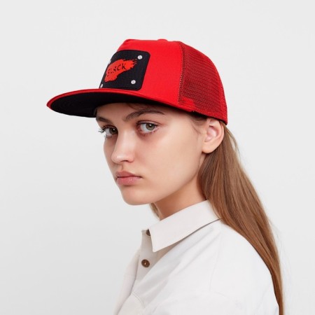 Basebolk male minku with a patch color red, size 56-58-1