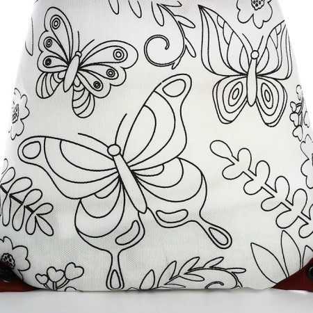 Bag for coloring "Butterflies" 34x40 cm, spanbond-5