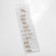 Piercing Labret "Shine", l = 1.6 cm, white color in gold, packing 12 pcs.