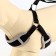The set is soft slopes, a leash 120 x 1 cm with a swivel, s, Osh 26-67 cm, og 26-67 cm, black
