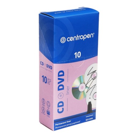 Marker for CD/DVD 1.2 mm Centropen 4616, line 0.6 mm, black color-6