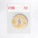 Mirror folding "tenderness", d = 7.5 cm, yellow color