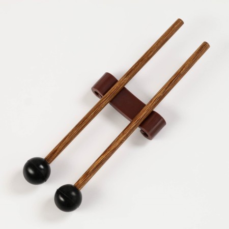 Musical instrument glucophone, red, 8 petals, 15 x 9 cm-2