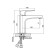 Cersanit Wisla A63055 shell mixer, drain