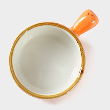 Porcelain magisto magistro "Cerera", 100 ml, d = 7.5 cm, color orange color-2