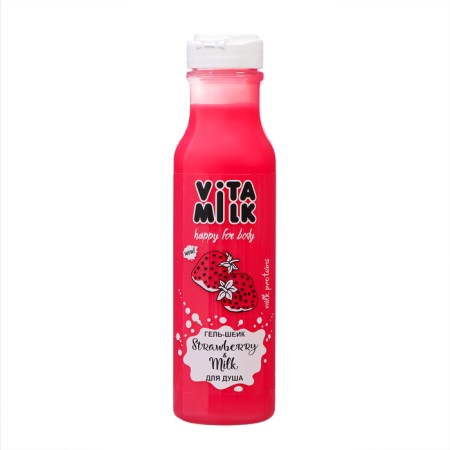 Vitamilk gel shower strawberries and milk 350 ml