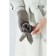 Gloves are female, dimensionless, without insulation, beige color