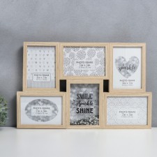 MDF photo frame in 5 photos 13x18 cm 