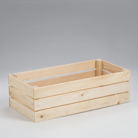 Box wooden for shelves with a depth of 50x25x15 cm-1