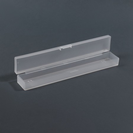 Organizer for storage, with a lid, 3.1 × 18.9 × 2.2 cm, the color is transparent-2