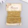 Braid decorative cord "gold" winding 2 m width 0.6 cm