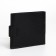 Male purse for magnet, department for bills, for maps, for coins, black color