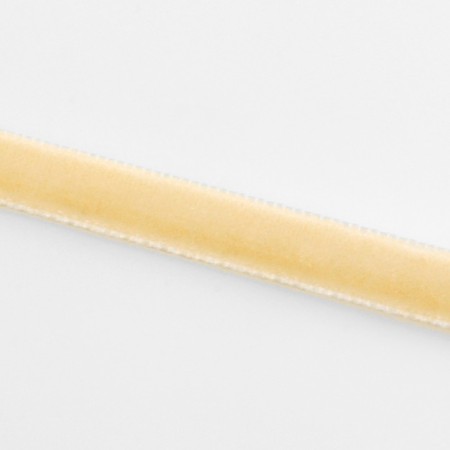 Velvet ribbon, 6 mm, 18 ± 1 m, dairy color No. 04-2