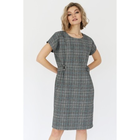 Dress with a belt, size 42-1