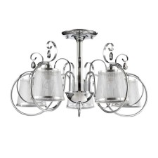 Люстра потолочная Simone 5x40W E14, хром 73,9x73,9x40,9 см