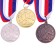 Medal thematic "swimming", silver, d = 3.5 cm