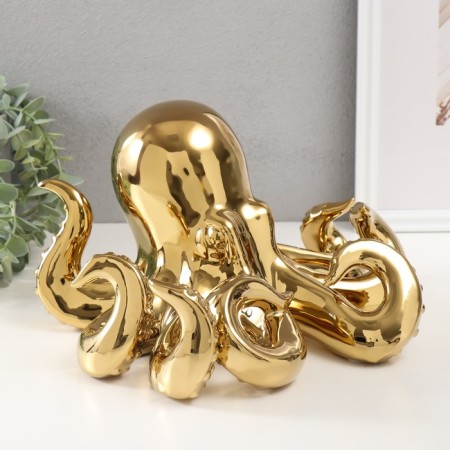 Souvenir Ceramics "Osminog" Gold 29x25x16 cm-1