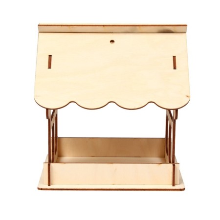 DIM DIM DIM DIM DIM Wooden Bird Disconstructor, 12 × 17.5 × 14.5 cm, Greengo-11