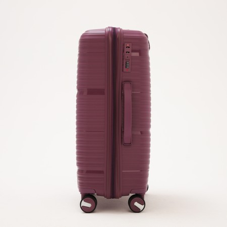 Middle suitcase 24 ", lightning department, code castle, 4 wheels, purple color-2