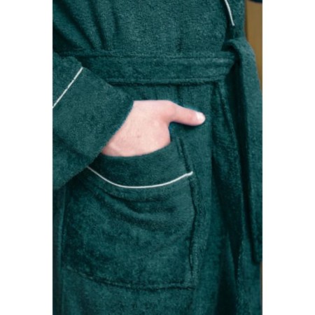 Terrious robe male, size 60, green color-3