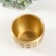 Souvenir brass "Cup to attract wealth" d- 9 cm 9.2x9.2x7.5 cm
