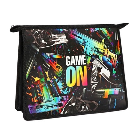 A4, 325 x 230 x 55 mm, zipper on the top, plastic, PM-A4-29 calligrata "Game"-1