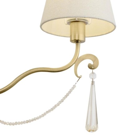 Madeline chandelier, 5x40W E14, brass color-2