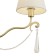 Madeline chandelier, 5x40W E14, brass color