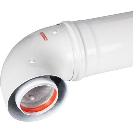 Элемент дымохода ROMMER RCA-6010-241220 АНТИЛЕД, d=60/100 мм, L=1220 мм, фланец-2