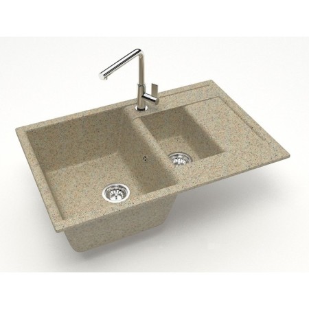 Kitchen is a kitchen from Zett Lab stone. 210/Q5, 775x500x218 mm, matte, mortise, sand-1