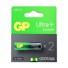 Battery Alkalin GP Ultra Plus Alkaline, AA, LR6-2BL, 1.5V, Blister, 2 pcs