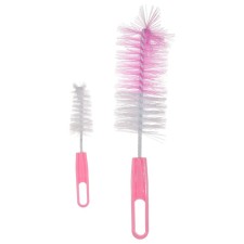 A set of brushes for bottles and nipple, color mix