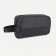 Lightning cosmetic bag, dark gray color