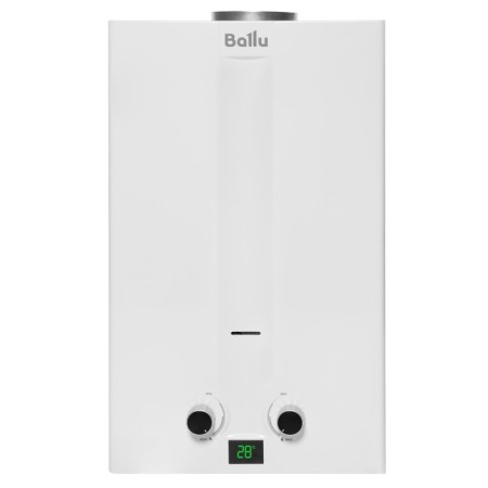 Gas column Ballu Gwh 10 Fiery, 20 kW, wall, white-1