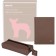 Gift set: cover for passport and key holder, balsamic color