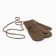 Baby mittens minku, brown color, 13.5 cm